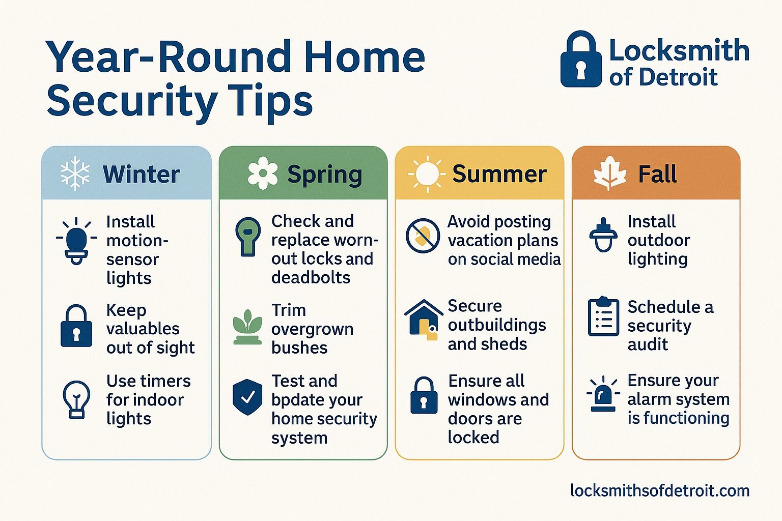 Seasonal Home Security Tips